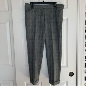 Zac & Rachel Checkered Print Ankle Pants 12